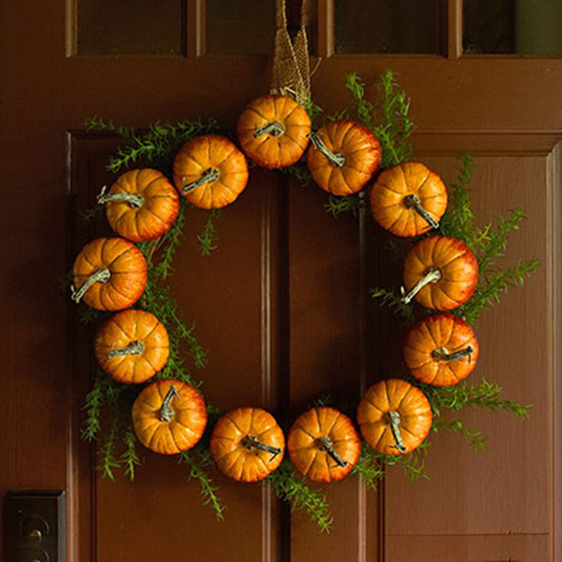 Gourd-geous Pumpkin Patch Wreath